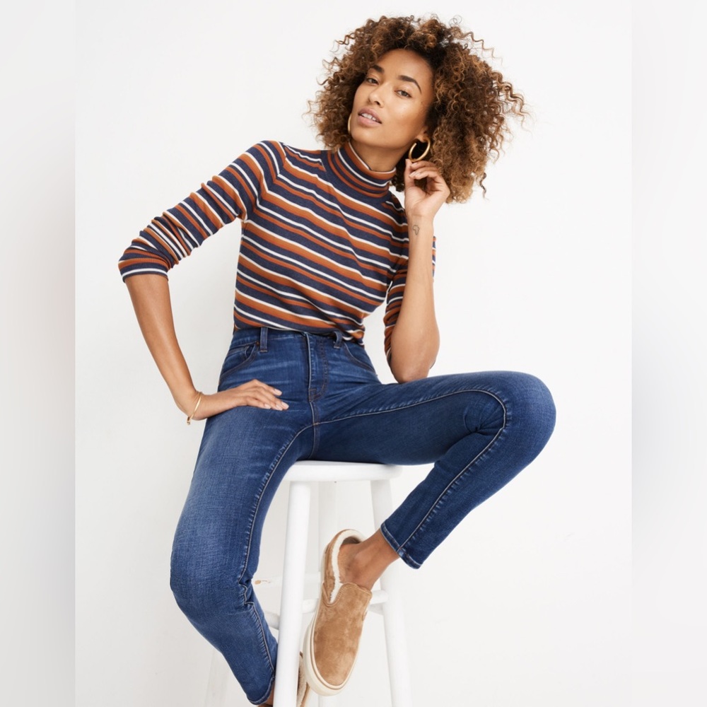 Madewell 10” high rise skinny jeans